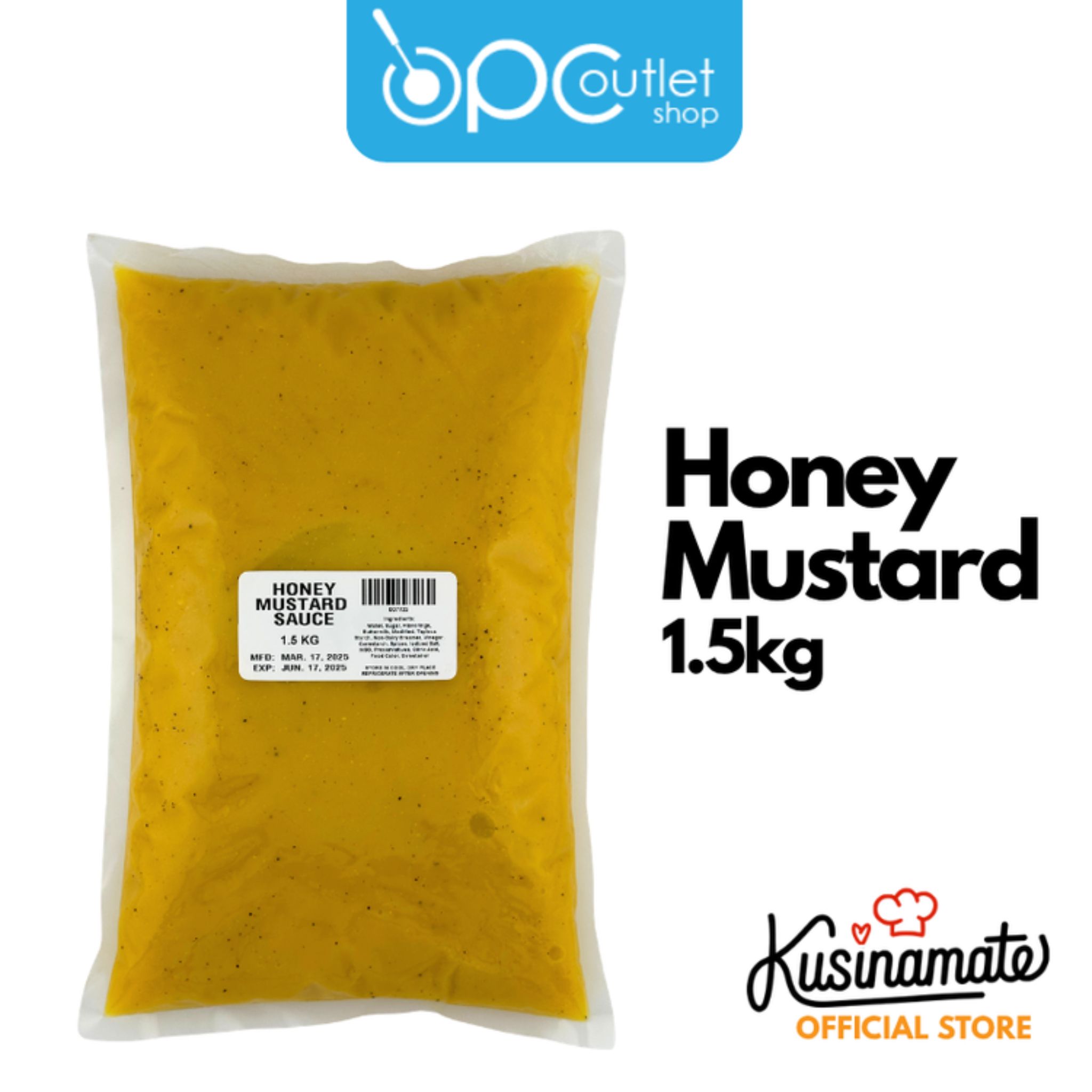 Kusinamate Honey Mustard Sauce 1.5L